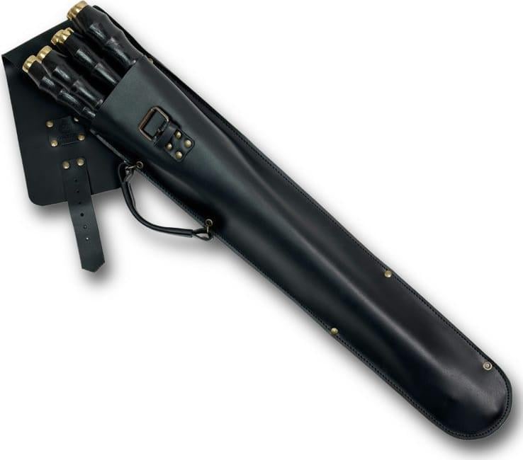 Чохол колчан для шампурів Gorillas BBQ шкіряний ручної роботи (FR50)