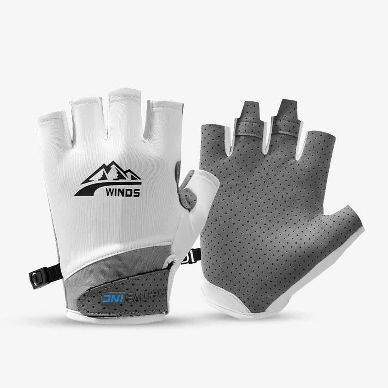 Перчатки без пальцев GDragon для фитнеса велоспорта тренажерного зала спортивные женские Белый Перчатки без пальцев GDragon для фитнеса велоспорта тренажерного зала спортивные женские Белый