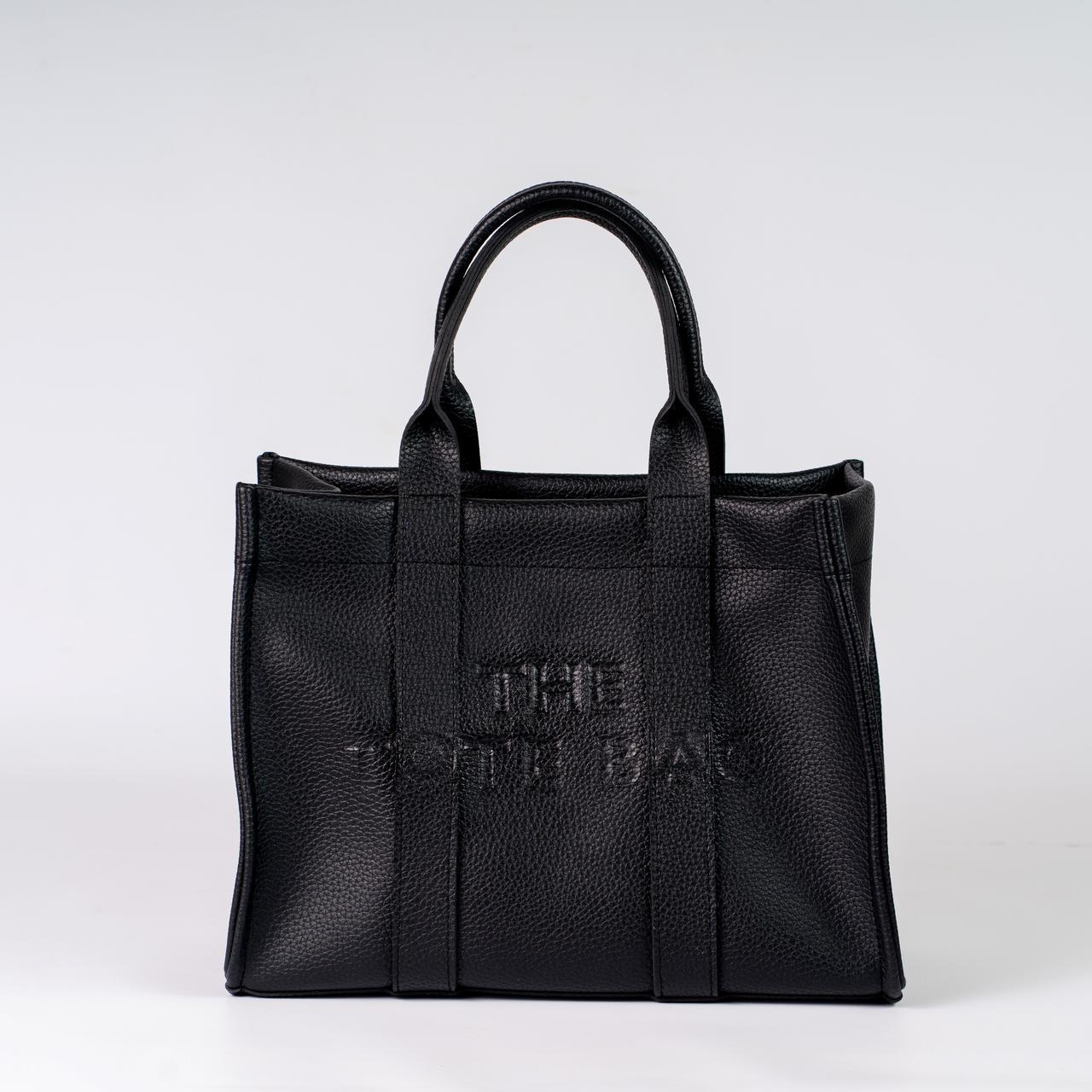 Сумка женская тоут большая с длинным ремешком KVITUCHA № 51-24 Черный - фото 1