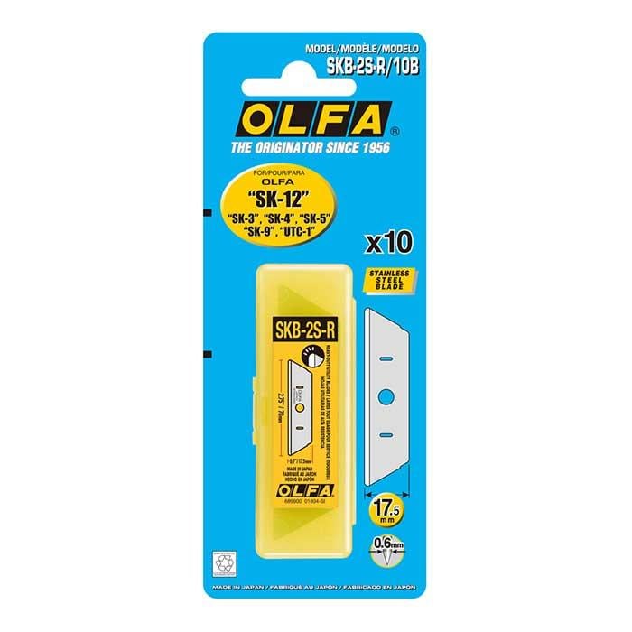 Лезвие Olfa SKB-2S/10B трапециевидное блистер для ножей SK-12 SK-4 SK-4/green SK-5 SK-9 SK-3 618510 10 шт. (11710)