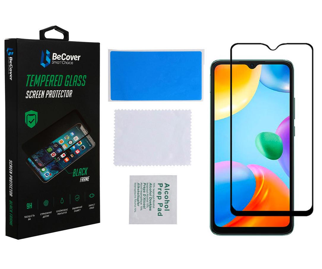 Захисне скло BeCover для Xiaomi Redmi 10C Black (707451) - фото 3