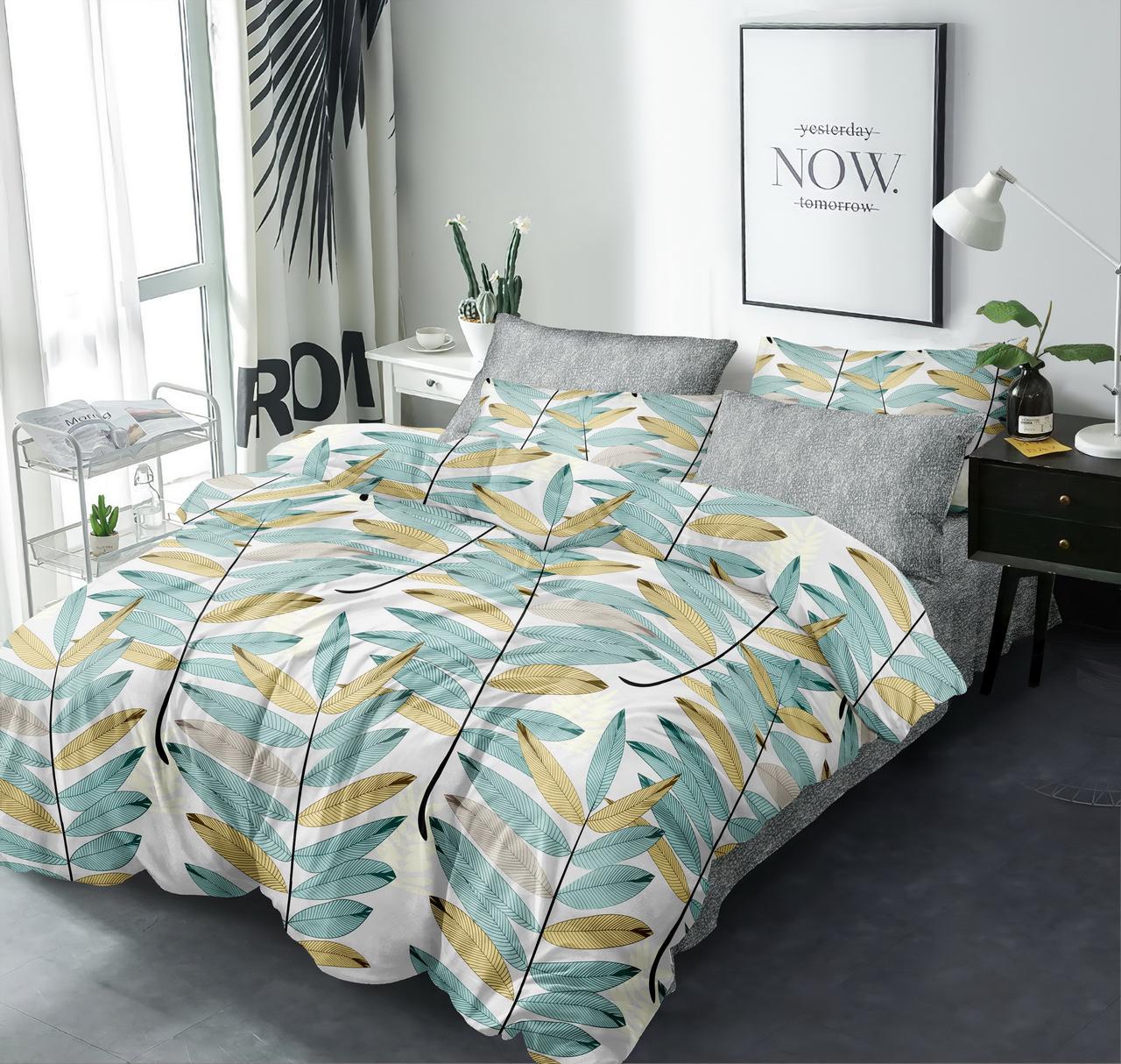 Комплект постельного белья Love You 203022 поплин евро 200x220 см (7322)