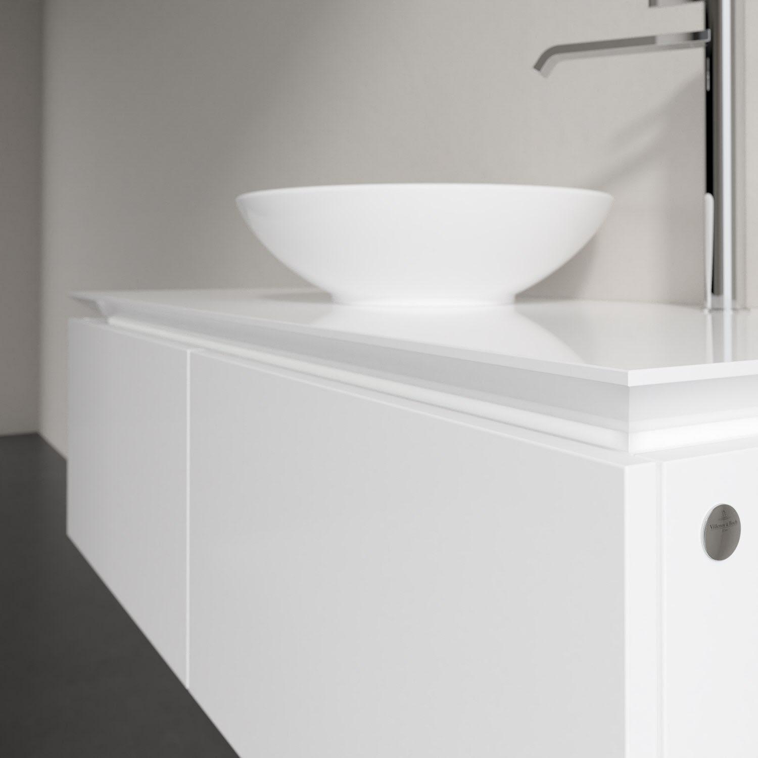 Тумба під умивальник підвісна Villeroy &amp; Boch Legato B60900DH 120x38x50 см Білий (141915) - фото 4