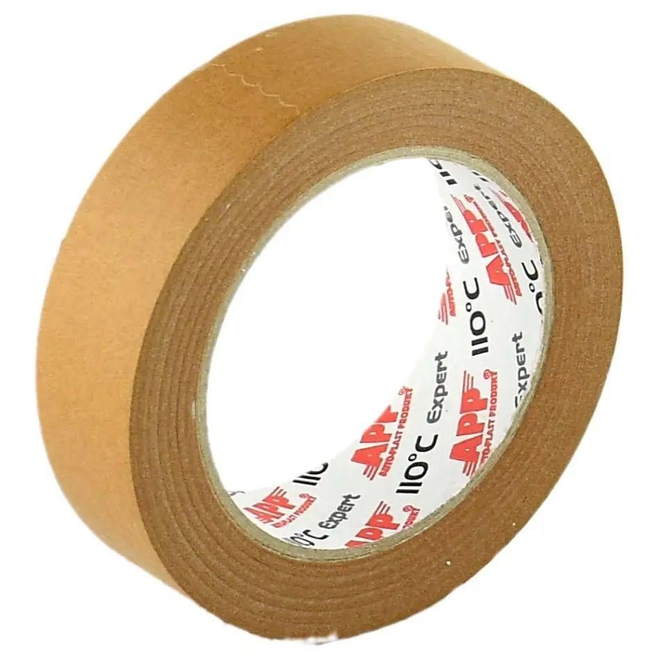 Стрічка малярна для кузовного ремонту та детейлінгу APP Expert 110°C 30 мм х 50 м Коричневий Стрічка малярна для кузовного ремонту та детейлінгу APP Expert 110°C 30 мм х 50 м Коричневий
