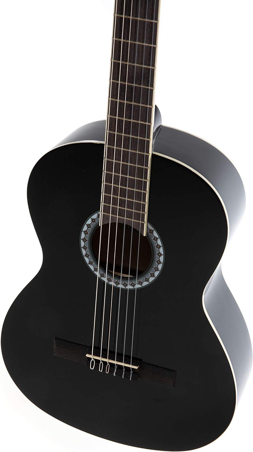 Гитара классическая GEWA Basic 4/4 Black с чехлом/тюнером и медиаторами (G-PS510186) - фото 4 Гитара классическая GEWA Basic 4/4 Black с чехлом/тюнером и медиаторами (G-PS510186) - фото 4