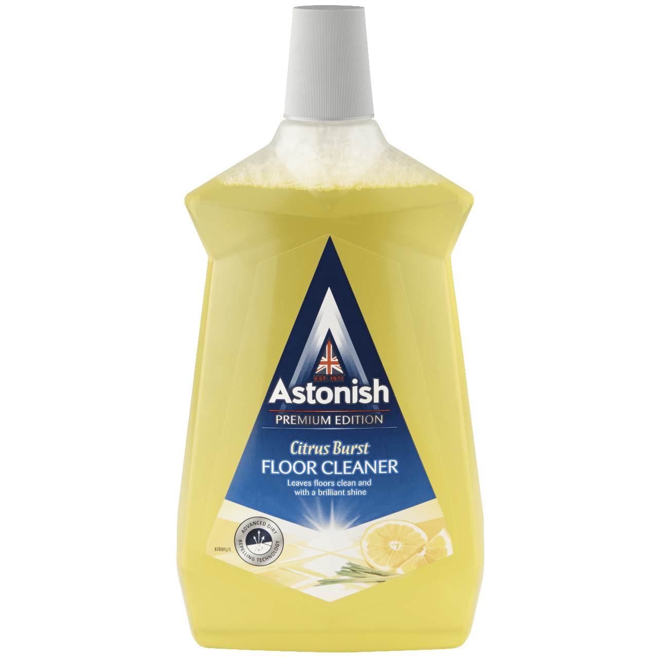 Моющее средство универсальное для пола Astonish Floor Cleaner Citrus Burst с ароматом лимона 1 л - фото 1