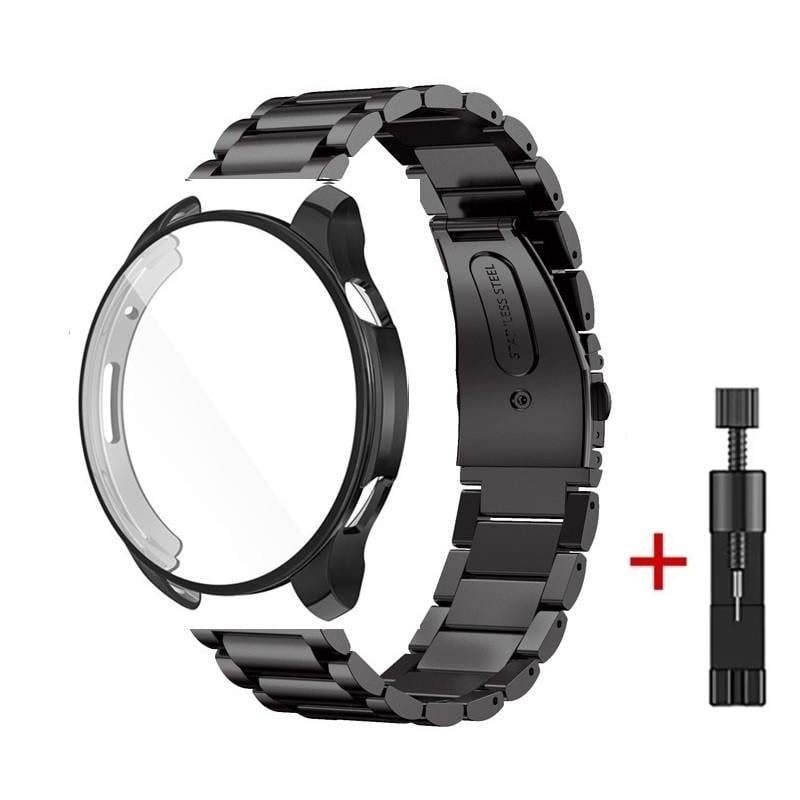 Комплект для годинника Amazfit GTR4 Rolex design захистний чохол та ремінець 22 мм Чорний (2384941112)