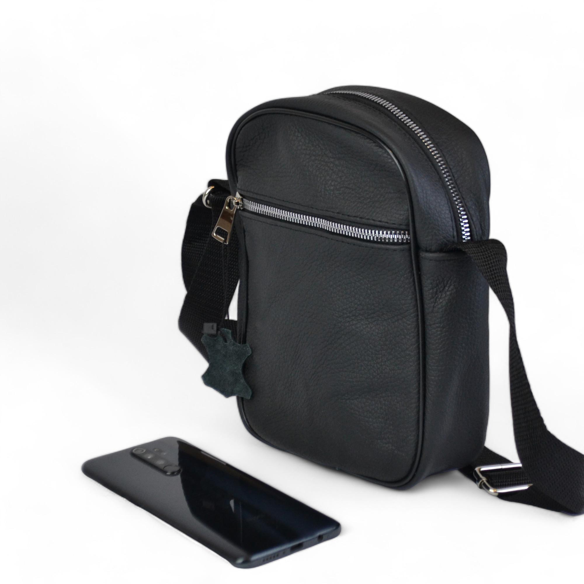 Сумка из натуральной кожи Черный (119530) - фото 11 Сумка из натуральной кожи Черный (119530) - фото 11