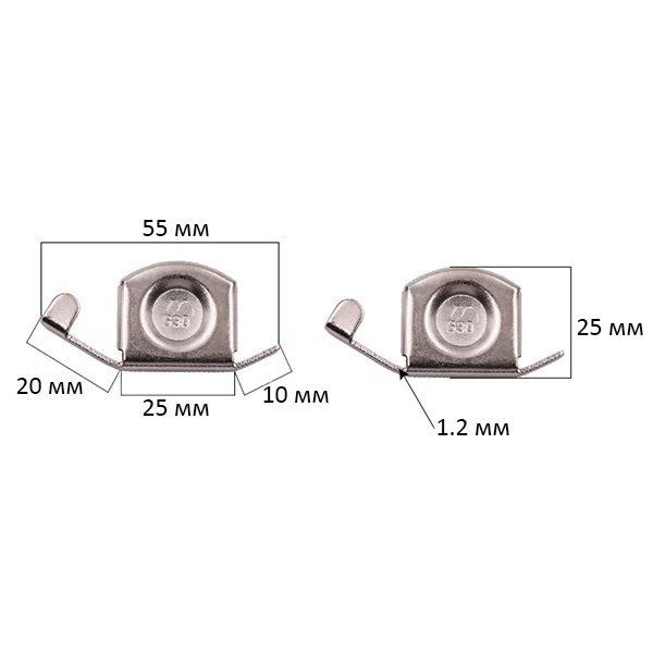 Ограничительный магнит для швейной машинки с плоской платформой 55x25 мм 5 шт. (Y01469) - фото 8