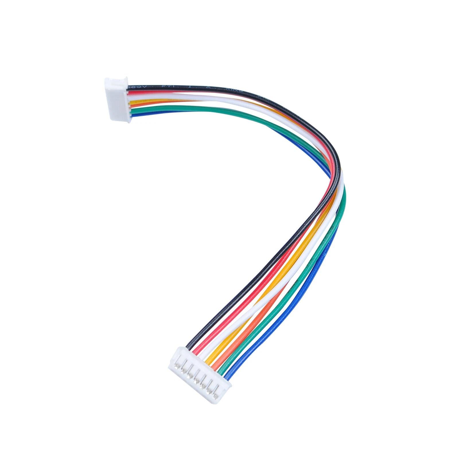 Кабель с разъемами JST ZH 1,5 мм Female 7pin двухсторонний для FPV полетных контроллеров 10 см (00-00027536)