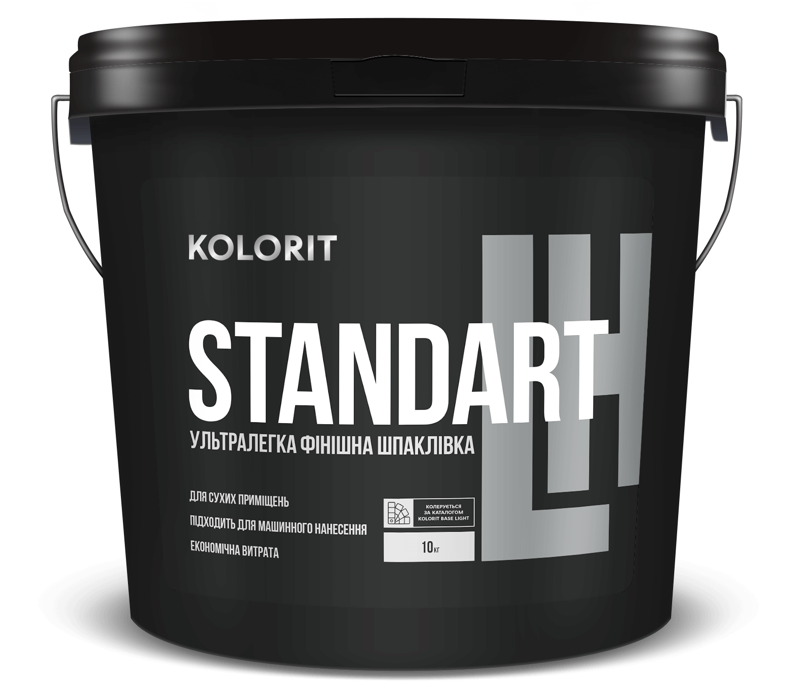 Шпаклевка ультралегкая финишная акриловая Kolorit Standart LH 10 кг (1788030844)