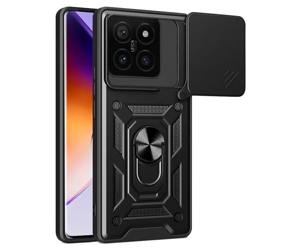 Чехол - накладка Ricco Camera Sliding для Xiaomi 14T Черный
