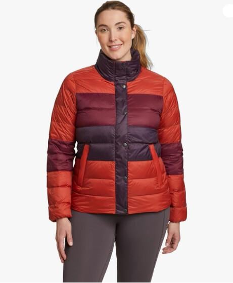 Куртка-пуховик женская Eddie Bauer 2XL Разноцветный (F68025125)