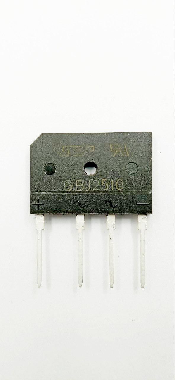 Міст діодний GBJ2510 1000V 25A вертикальний (28875)