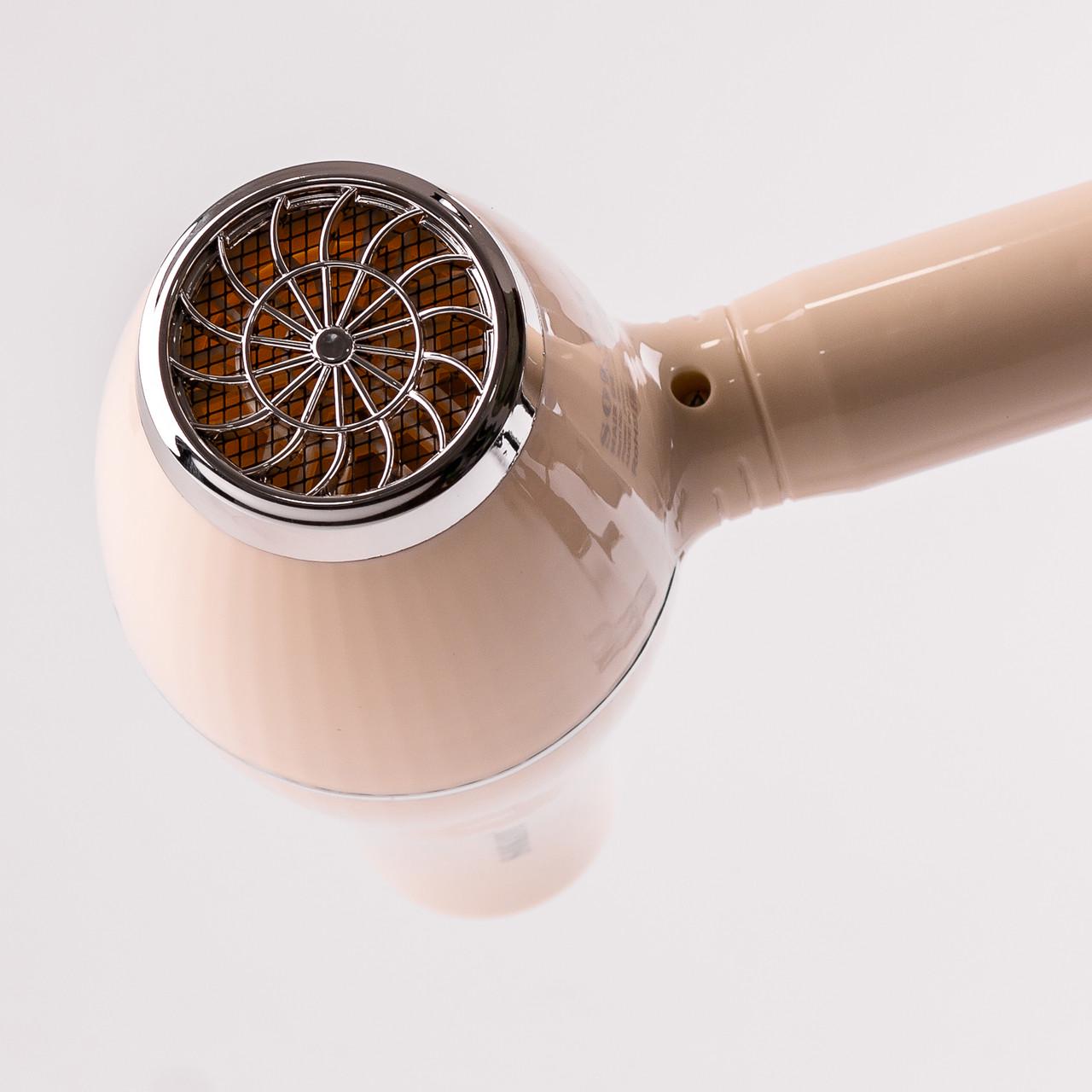 Фен для волос Sokany SK-14005 с насадкой концентратором 1500 Вт (7409) - фото 6 Фен для волос Sokany SK-14005 с насадкой концентратором 1500 Вт (7409) - фото 6