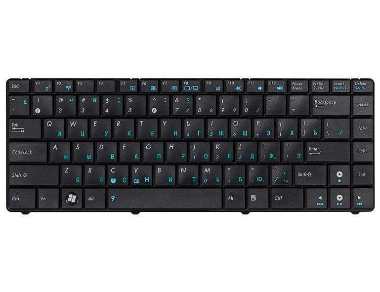 Клавиатура для ноутбука Asus K40/K40AB/K40AC/K40AD/K40AF/K40AC Black - фото 1