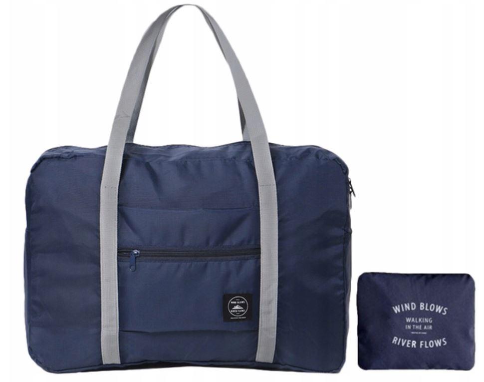 Сумка дорожня складна DKM Bag 25 л Синій (7714492717222)