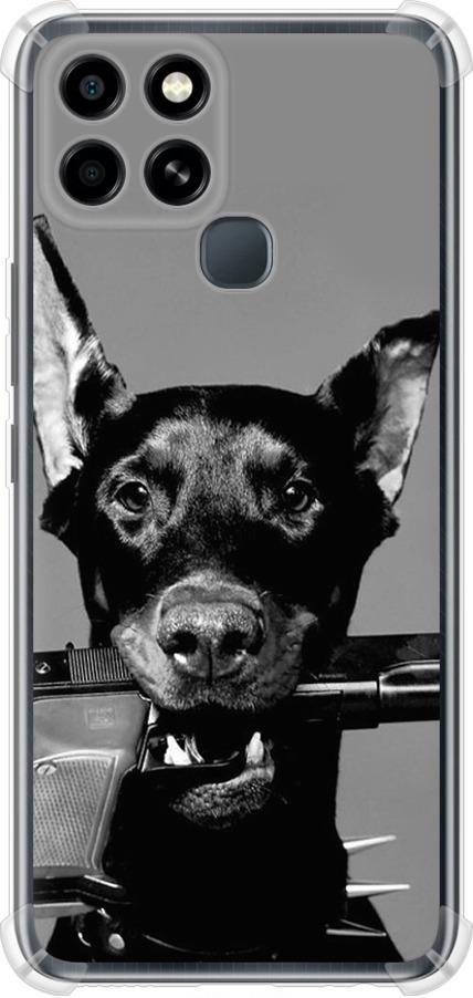 Чехол на Infinix Smart 6 Доберман (2745sp-2758-42517)