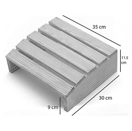 Подставка для ног из дерева Лейбор Карри (Пнг-001703) - фото 2