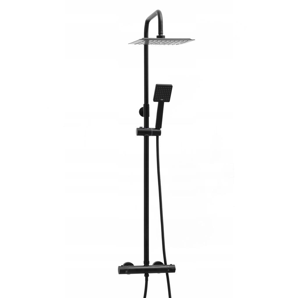 Душевая система с термостатом Yoka BP.FLOVA THERM 25 BLK Черный (158820)