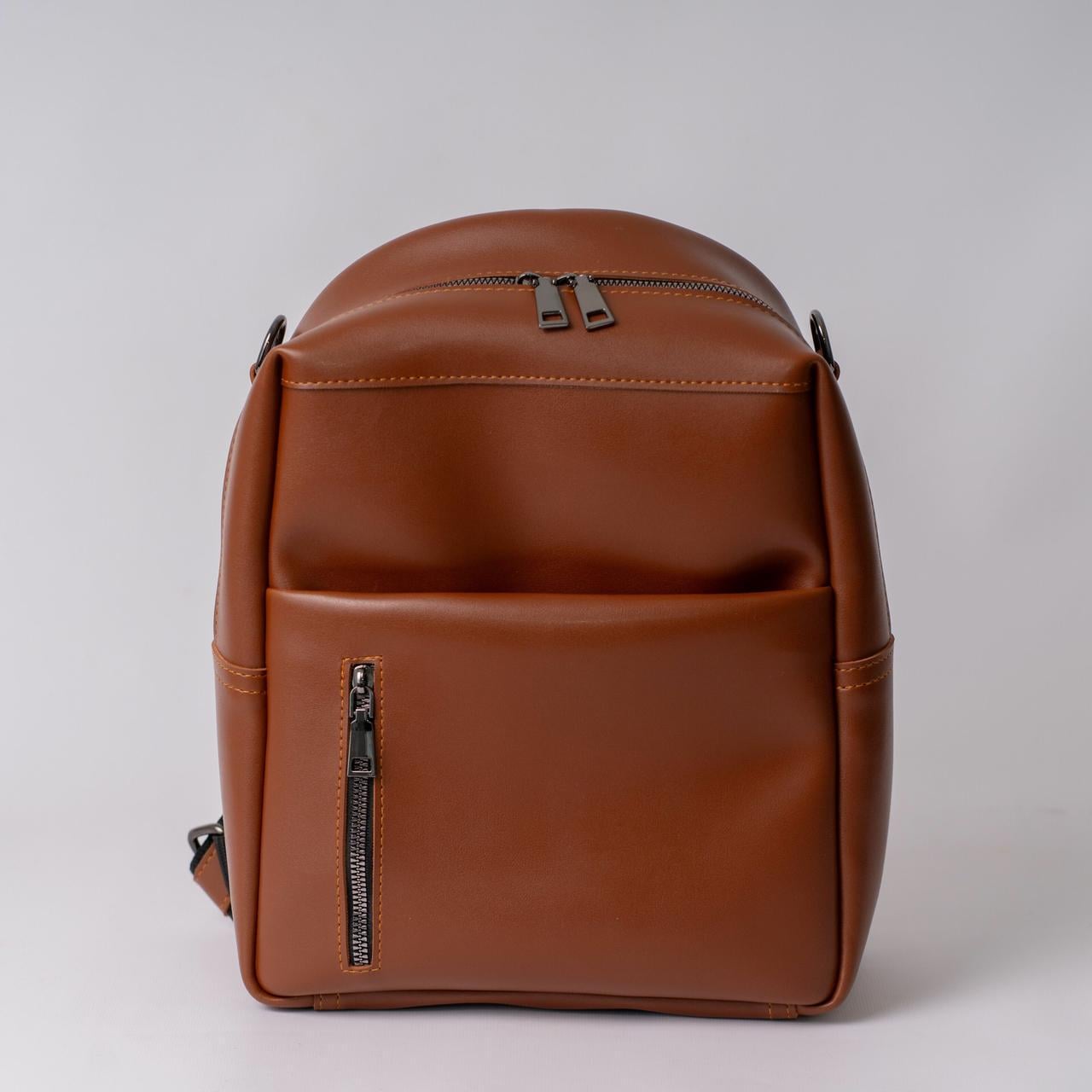 Рюкзак женский Next Level Bags из экокожи 25х10х29 Рыжий (01-4524)