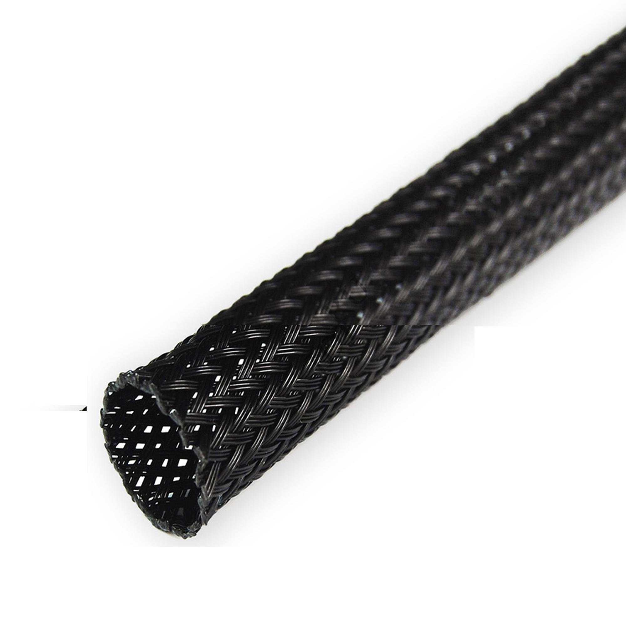 Кабельная оплетка эластичная JDDTECH PA-010 полиамид 6,6 растяжка 0,7-1,9 см 10 мм Черный