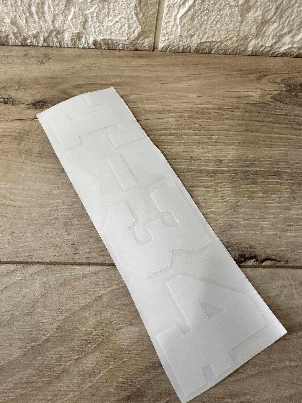 Наклейка виниловая на авто Т-34 19х5,5 см Белый (KG-7163) - фото 3