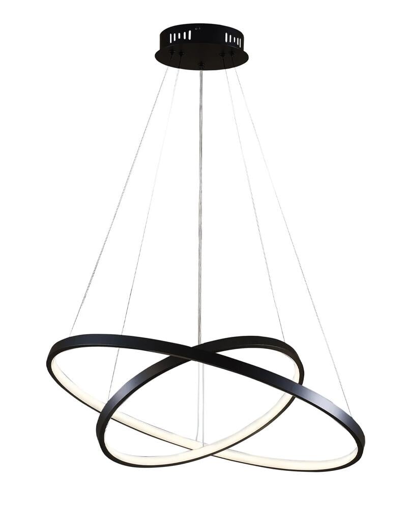 Светильник подвесной Polux 329172 Lea 2 LED 2x35W 4000K 4600Lm IP20 Черный (26393541)