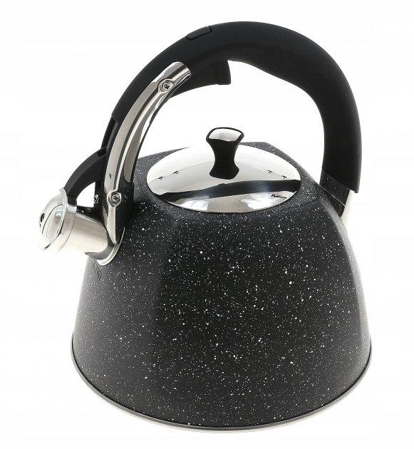 Чайник Edenberg со свистком из нержавеющей стали 3 л (EB-3541-black) Чайник Edenberg со свистком из нержавеющей стали 3 л (EB-3541-black)