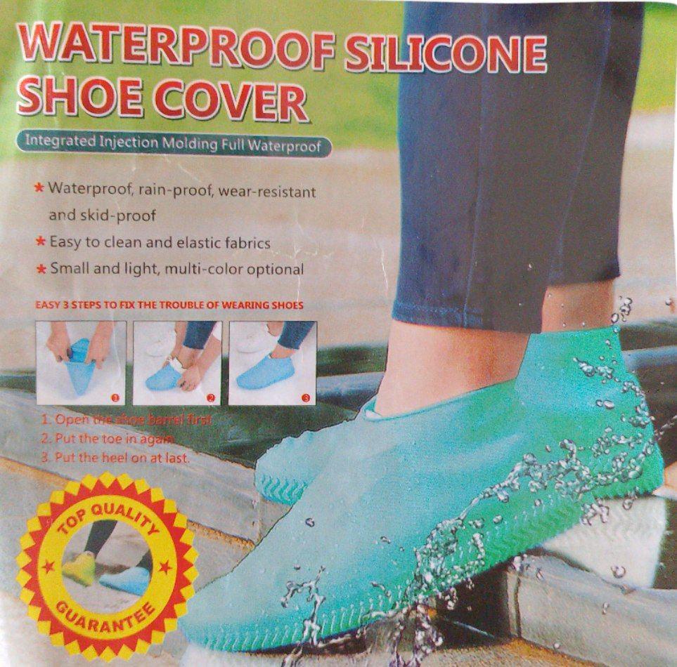 Бахіли силіконові водонепронекні M Блакитний (34) - фото 3 Бахіли силіконові водонепронекні M Блакитний (34) - фото 3