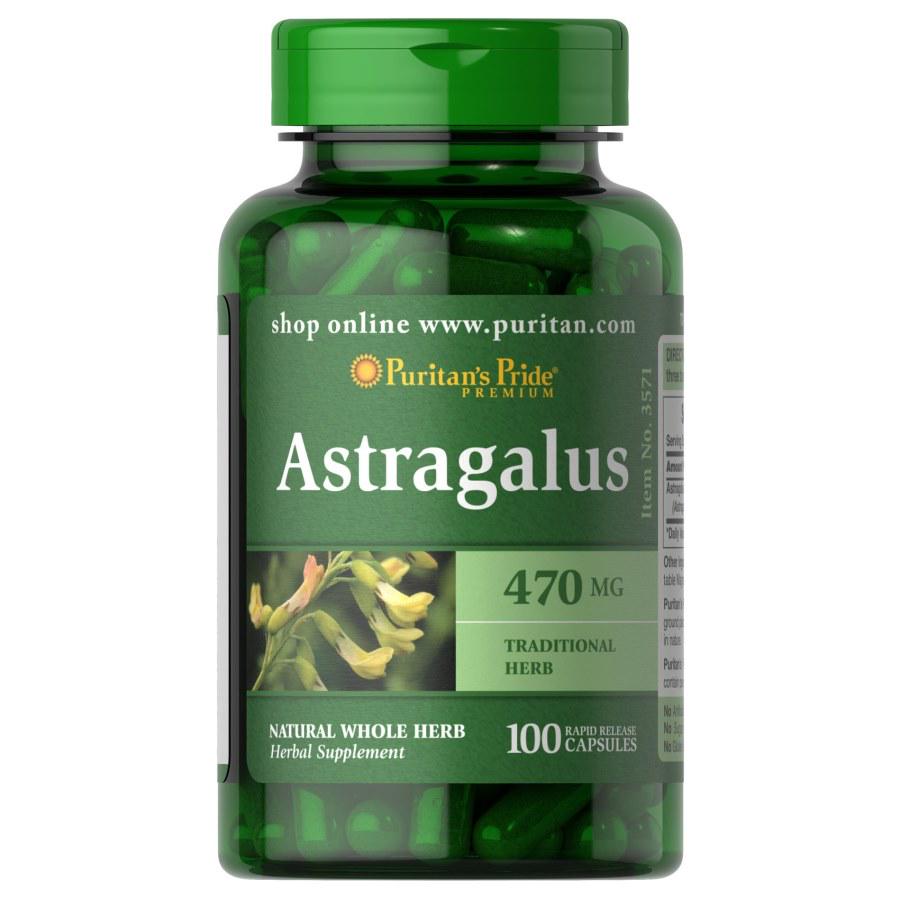 Натуральная добавка Puritan's Pride Astragalus 470 мг 100 капс. (8851)