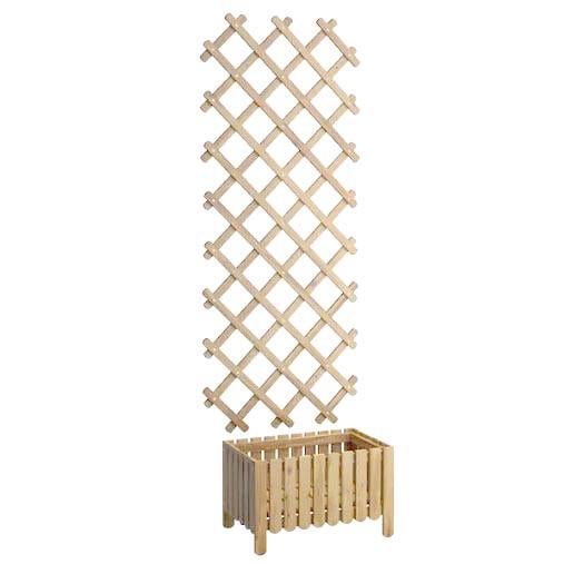 Кашпо со шпалерой из дерева Курто Бланже (КШР-001901)