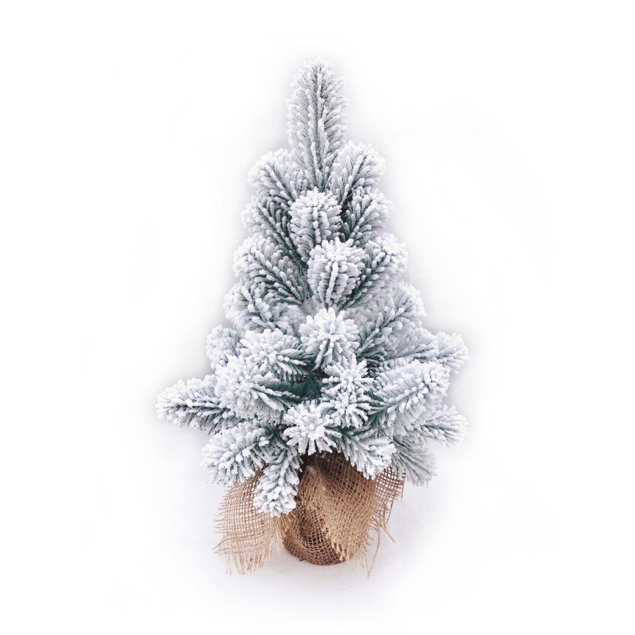 Ялинка лита SGH Premium в мішковині 50 см засніжена - фото 4 Ялинка лита SGH Premium в мішковині 50 см засніжена - фото 4