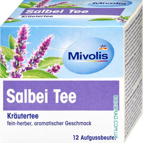 Чай лікувальний Mivolis Salbei Tee 12 пакетиків (31980035)