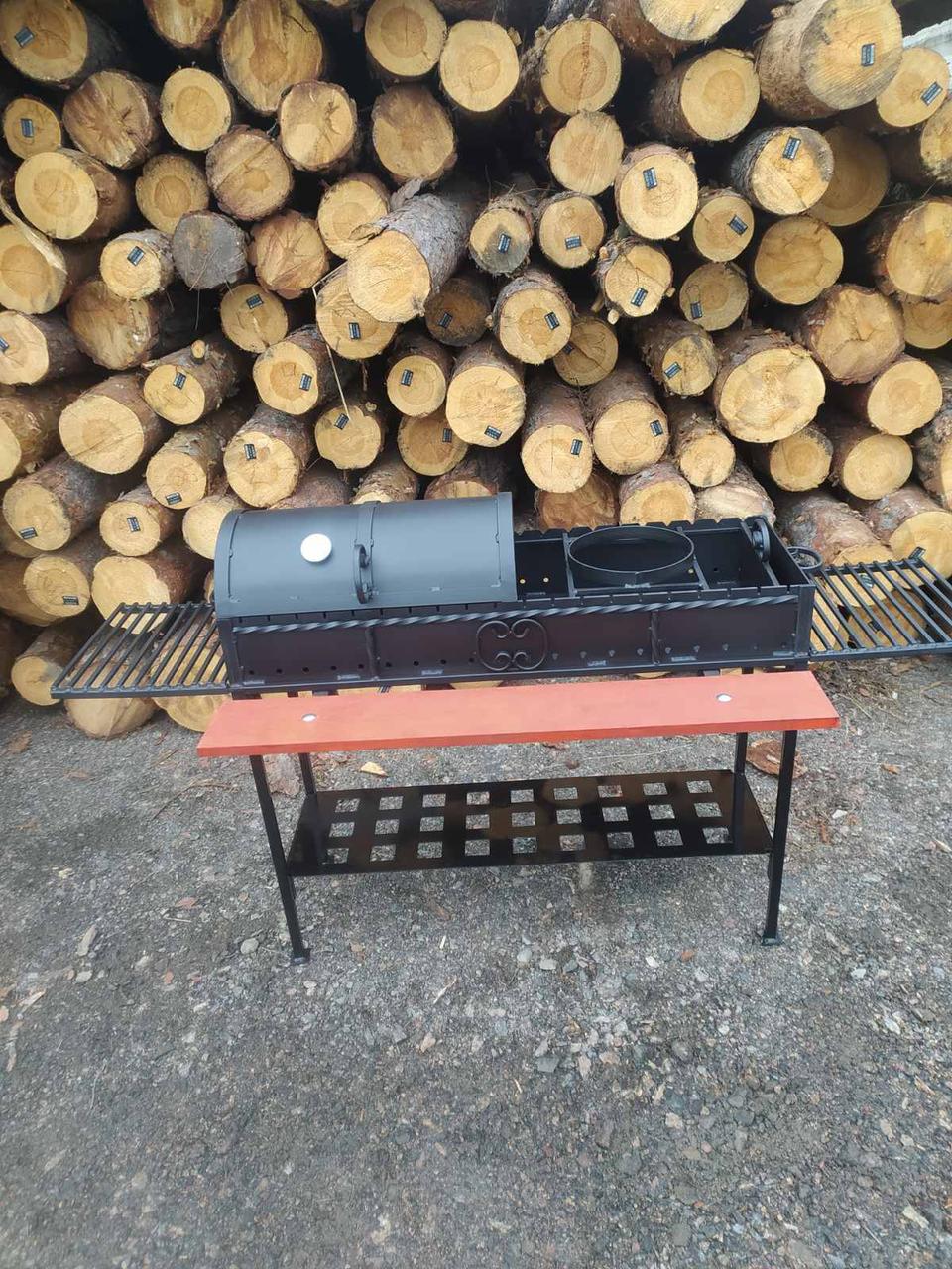 Гриль мангал на 20 шампурів сталь 4 мм 1 м (1785695504) - фото 7 Гриль мангал на 20 шампурів сталь 4 мм 1 м (1785695504) - фото 7