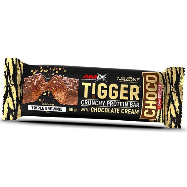 Батончик протеиновый низкоуглеводный Amix Nutrition TiggerZero Choco Protein Bar 60 г Брауни (14135004)