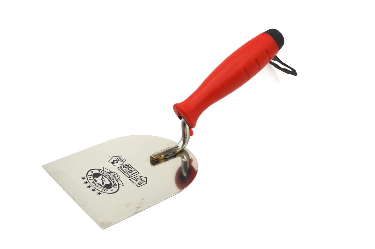 Мастерок Olejnik из нержавеющей стали двухкомпонентная ручка 80 мм (126180-2K)