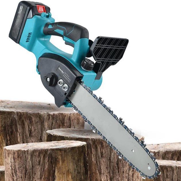 Пилка по дереву акумуляторна ланцюгова 2 акумулятори в комплекті (09024) - фото 3