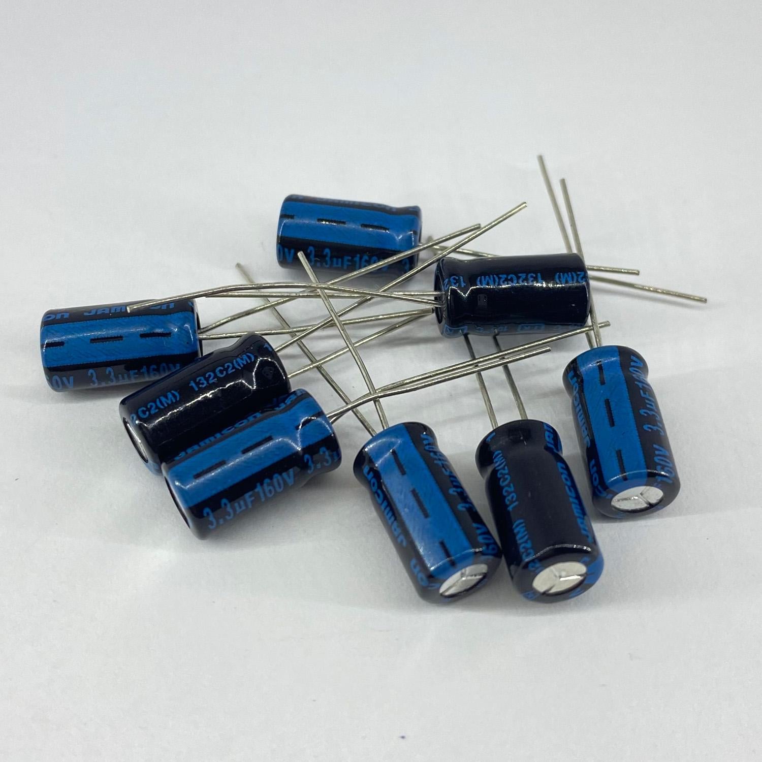 Электролитические конденсаторы JAMICON 3,3 мкф 160V 6,3x11 мм 105 °C (5225)