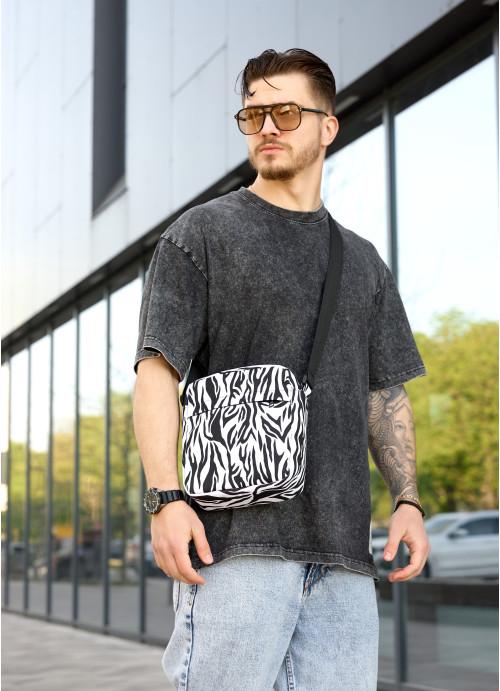 Мужская сумка-мессенджер Sambag Zebra тканевая через плечо (1140019723) - фото 2 Мужская сумка-мессенджер Sambag Zebra тканевая через плечо (1140019723) - фото 2
