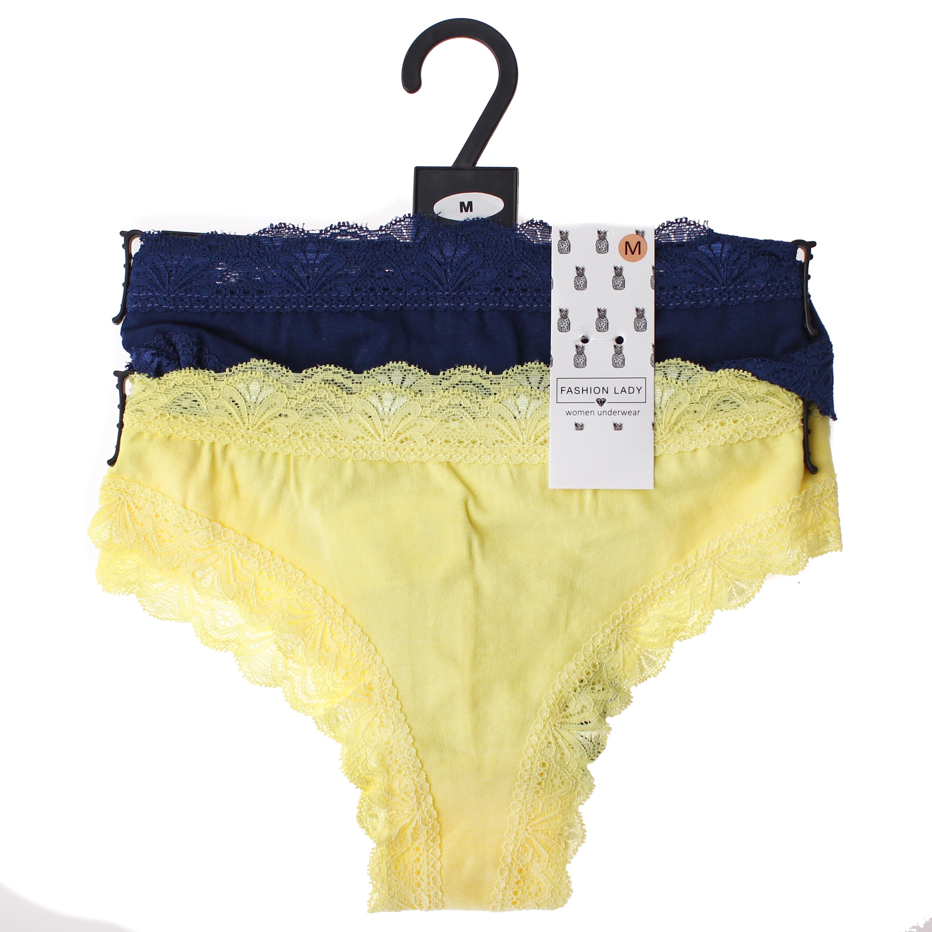 Трусики-танга Fashion Lady Tan Tanga F 2-pack XL Blue/Yellow (13890384-2)