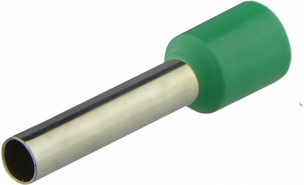 Накінечник ізольований АСКО-Укрем НТ 6,0-18 6 мм2 гільза 18 мм 1 шт. Зелений (A0060010129) Накінечник ізольований АСКО-Укрем НТ 6,0-18 6 мм2 гільза 18 мм 1 шт. Зелений (A0060010129)