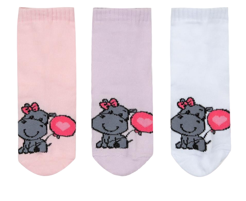 Шкарпетки дитячі бавовняні демісезонні для дівчинки Gabbi NSD-349 р. 12-14 6 пар (90349)