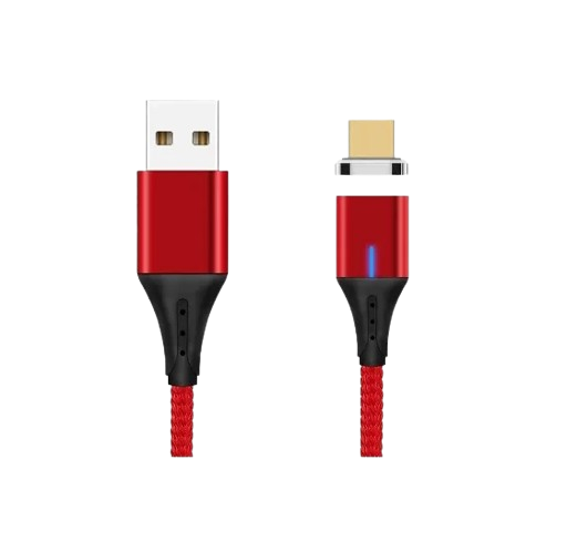 Кабель Micro-USB магнитный 1 м Red (18774091)