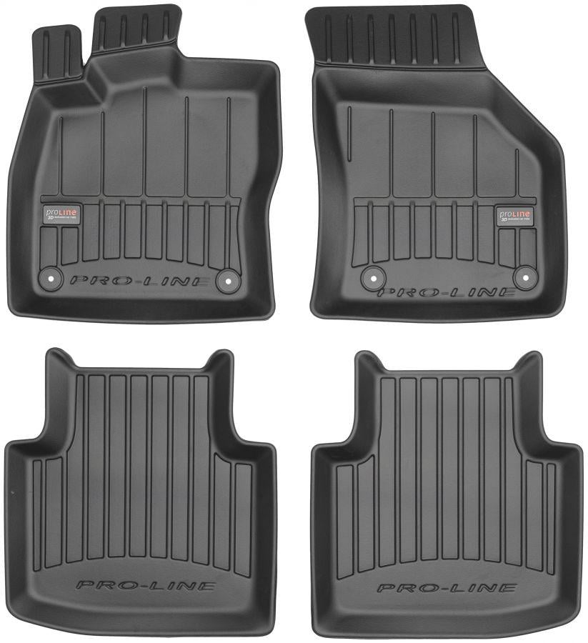 3D коврик в салон Frogum Proline Skoda Superb III 2015- гумовий (3D407046)
