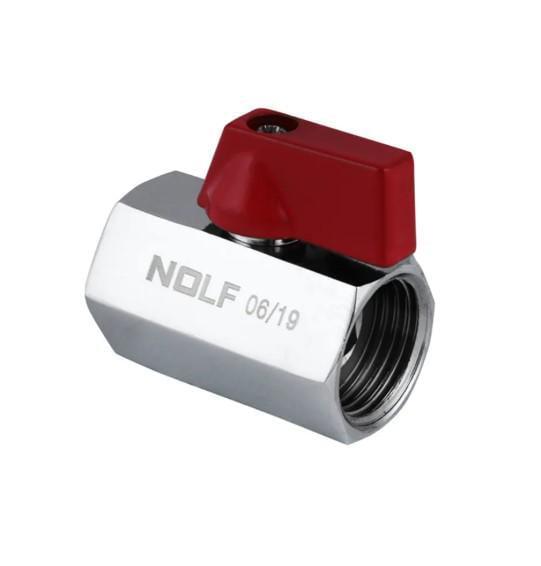 Кран шаровой прямой Nolf Mini №410 1/2" (NF2968) Кран шаровой прямой Nolf Mini №410 1/2" (NF2968)
