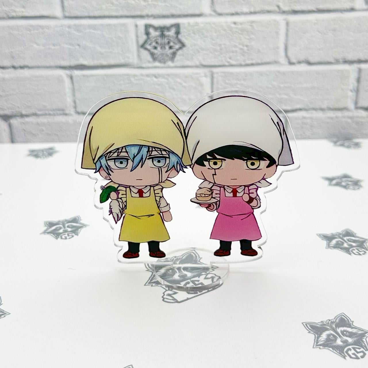 Фигурка коллекционная акриловая Chibi Аниме Магия и мышцы 2 10 см (2220289834)