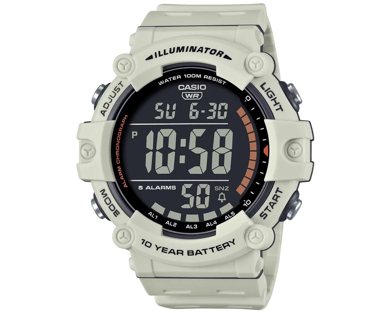 Наручные часы мужские Casio AE-1500WH-8B2V можно плавать d 51 мм (2455820597)