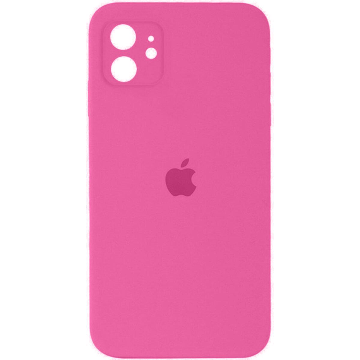 Противоударный чехол для Apple iPhone 12 Silicone Full Case AA Camera Protect / Dragon Fruit