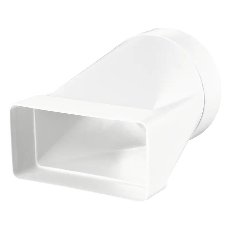 Соединитель круглых и плоских вентиляционных каналов Ventika 812 60х204 d125 высококачественный ABS пластик Белый (812)